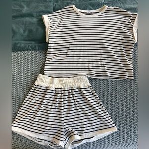 Mini Muse Striped Matching Set